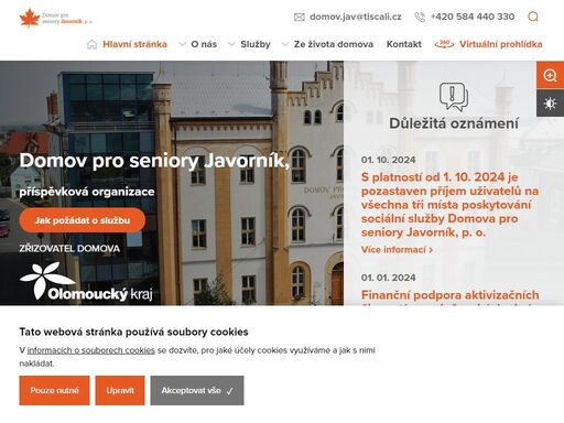 domov pro seniory javorník, domov důchodců kobylá nad vidnavkou, p.o.