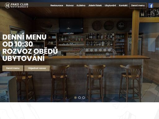 restaurace fako club se nachází na klidném místě v městské části brno - tuřany. nejen pro polohu, ale též díky oblíbené kuchyni je vyhledávaná a žádaná pro pořádání rodinných oslav (narozeniny, promoce, svatby, křtiny), firemních večírků či setkání přátel.