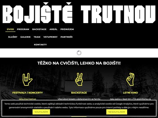 bojiště trutnov, backstage, koncerty, festivaly areál sloužící k pořádání kulturních, sportovních, společenských a občanských akcí. produkční, organizační a tvůrčí aktivity.