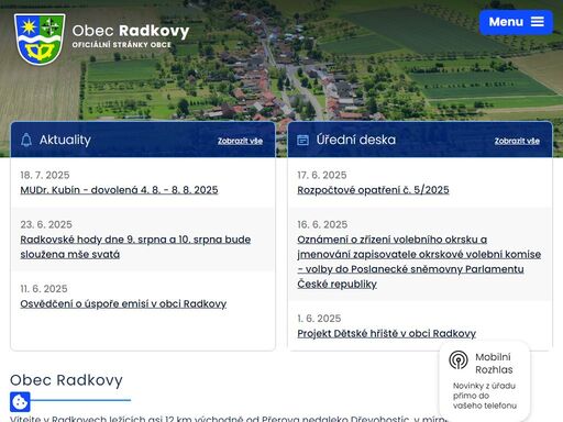 radkovy jsou obec ležící v okrese přerov.