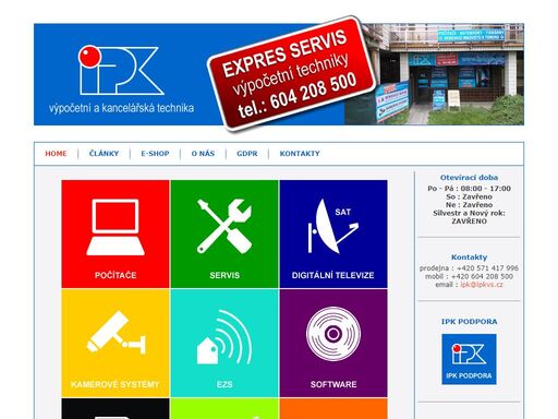 prodej a servis počítačů, notebooků,  tiskáren, spotřebního materiálu, kamerových systémů, zabezpečovacích systémů