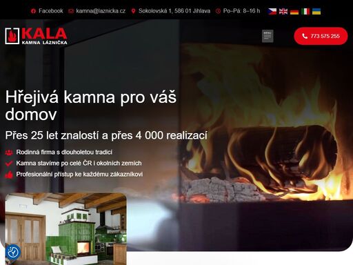 jsme váš spolehlivý partner pro vytvoření dokonalých kachlových kamen nebo jiných topných tělesech - kamna láznička. kontaktujte nás.