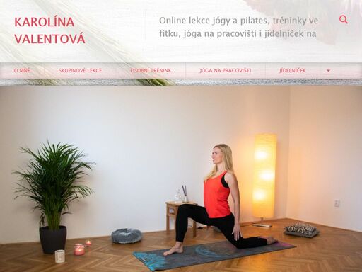 sestavuji jídelníček na míru online. v brně vedu skupinové cvičení, především jógu a pilates. pořádám také online lekce jógy a pilates, které jou k vyzkoušení zdarma. můžeme se domluvit také na osobním tréninku v posilovně. 