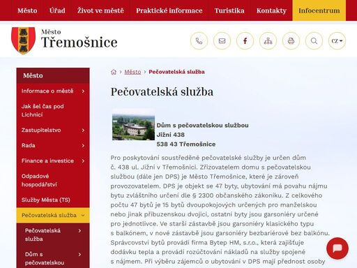 oficiální stránky města třemošnice
