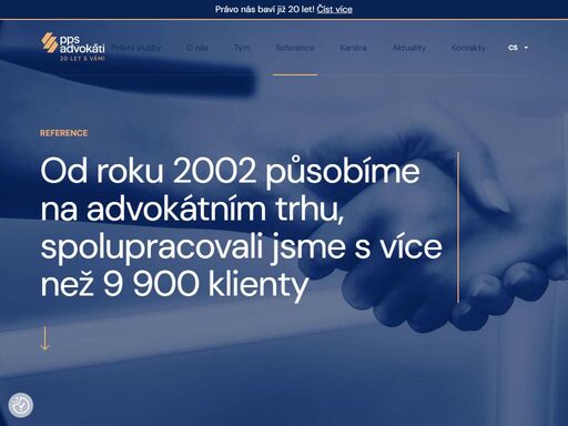 jsme advokátní kancelář s dlouholetou tradicí. náš tým advokátů spolupracoval s více než 9 900 klienty. přijdete se k nim i vy!