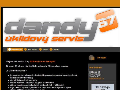 úklidová firma petr daňhel, olomouc - vrbátky