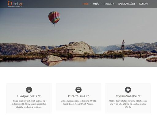 ib1.cz s.r.o. je provozovatel porátlů: ukažjakbydlíš.cz, kurz-za-sms.cz, myslímnatebe.cz. nabízíme pomoc s e-byznys projekty.