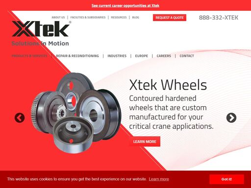 xtek provides engineering and metallurgical expertise with quality machining capabilities, to solve tough power transmission and material handling problems.