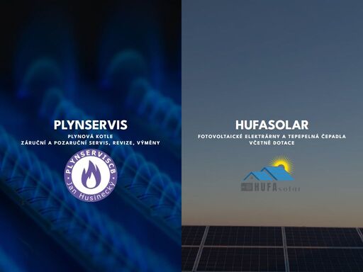plynové kotle s montáží. servis plynových zařízení, včetně tlakových revizí. fotovoltaické elektrárny a tepelná čerpadla včetně dotace.