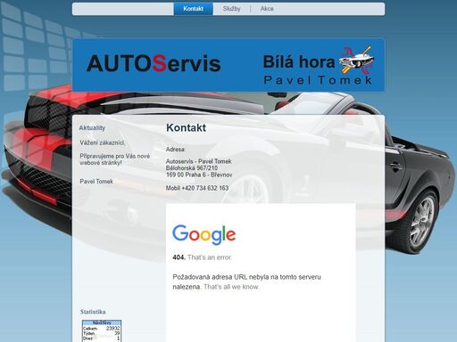 autoservis bílá hora - pavel tomek