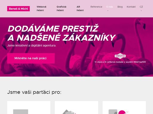 jsme vaši parťáci pro webové stránky a grafická řešení. promyšlený design a funkční řešení.