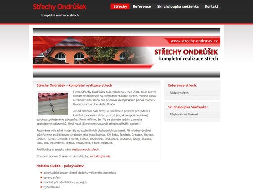 střechy ondrůšek - zaměřujeme se na kompletní realizace střech, včetně oprav a rekonstrukcí.