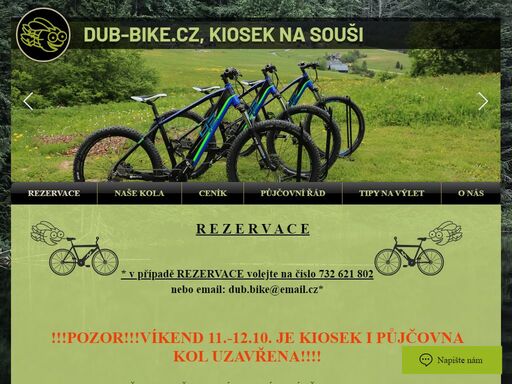 půjčovna elektrokol dub-bike v jizerských horách.