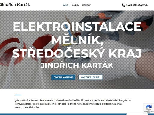 jste z mělníka, veltrus, roudnice nad labem či okolí a hledáte elektrikáře? kontaktujte elektrikáře jindřicha kartáka, který zajišťuje elektroinstalační a elektromontážní práce.