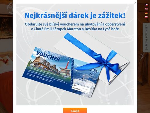komfortní i cenově dostupné ubytování v horské chatě na lysé hoře v beskydech, gastronomie, společenské akce, bowling.