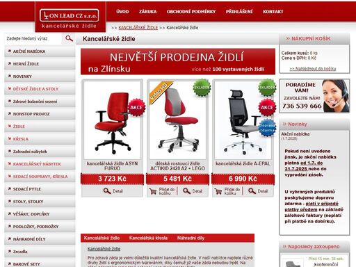 nabízíme kancelářské židle a kancelářské židle a křesla značek antares, ld seating, rim a další profesionální židle a manažerská křesla.