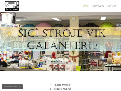 šicí stroje, vyšívací stroje, overlocky, coverlocky, nůžky, žehlící technika. prodej a servis. školení a poradna. galanterie - vlna, zipy, jehly, nitě.
   
   …
