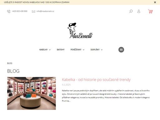 blog, maxbonetti.cz