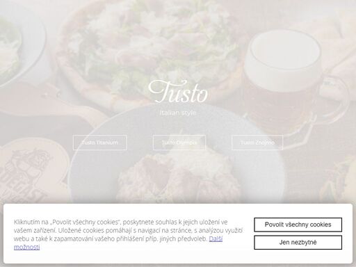 tusto je pizzeria a restaurace v italském stylu. nabídka denního menu, kvalitních vín a lahodných rumů.