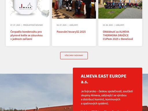 jsme jedním z největších výrobců a dodavatelů komínových systémů v české republice i v celé východní evropě.