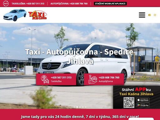 www.taxi-autopujcovna.cz