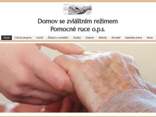 domov se zvláštním režimem pomocné ruce naše zařízení je registrováno jako sociální služba dle zákona 108/2006 sb., o sociálních službách.  posláním domova se zvláštním režimem  pomocné ruce, zapletalova 25, brno-dvorska, je poskytnout podporu a pomoc oso