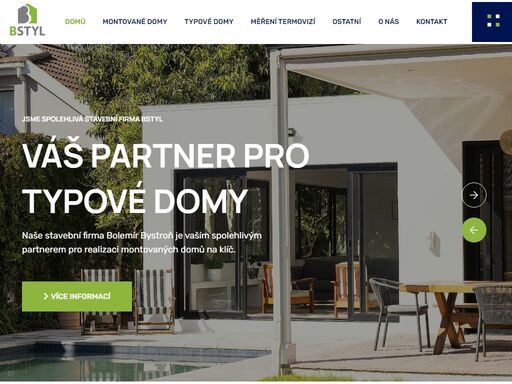 bstyl realizuje montované domy na klíč, měření termovizí, stavba teras, pokládka dlažby a stavební práce na míru