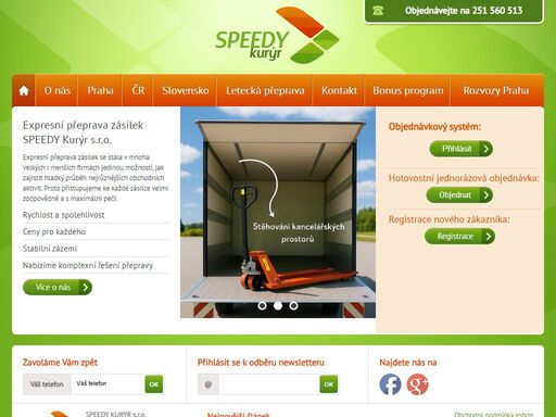 kurýrní služba se specializací na expresní přepravu zásilek! přepravujeme zásilky rychle a spolehlivě po praze, po čr, na slovensko i letecky do zahraničí za výborné ceny!