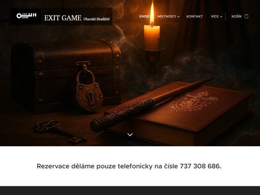 rezervace děláme pouze telefonicky na čísle 737 308 686.