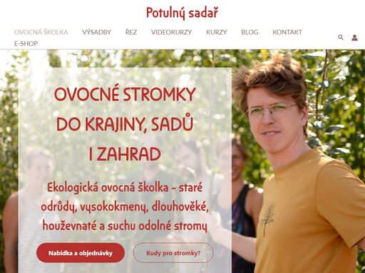 prodej ovocných stromků pěstovaných s láskou a ekologicky. ovocná školka v hruškách u brna – staré odrůdy, semenné podnože, odolné suchu.