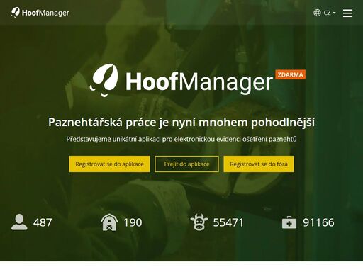 představujeme unikátní aplikaci pro elektronickou evidenci ošetření paznehtů. mějte přehled o každém zvířeti na vaší farmě!