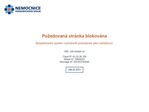 moderní nemocnice poskytující komplexní péči ve všech medicínských oborech