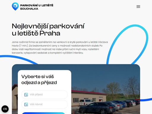 jsme nově založená rodinná firma se zaměřením na venkovní a kryté parkování u letiště václava havla (7 min.) za
    bezkonkurenční ceny s nadstandardními službami. po dobu vaší nepřítomnosti možnost na vaše přání umytí,
    rozleštění a vytepování vašeho vozu, rozleštění světlometů.