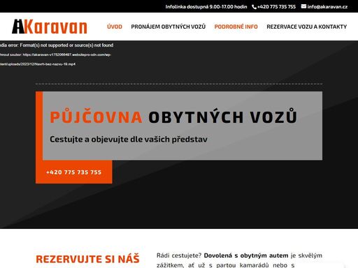 půjčovna obytných vozů - akaravan brno. půjčujeme nadstandardně vybavený obytný vůz, který je připravený pro vaši cestu na vysněná místa.