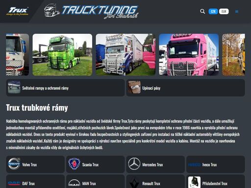 trux trubkové rámy