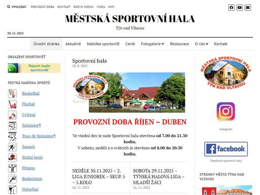www.sportovnihala.cz