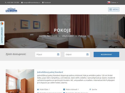hledáte vhodné ubytování na vaší obchodní cestě do ostravy? hotel nikolas nabízí komfortní ubytování včetně snídaně a parkovacím místěm ve dvoře v ceně.