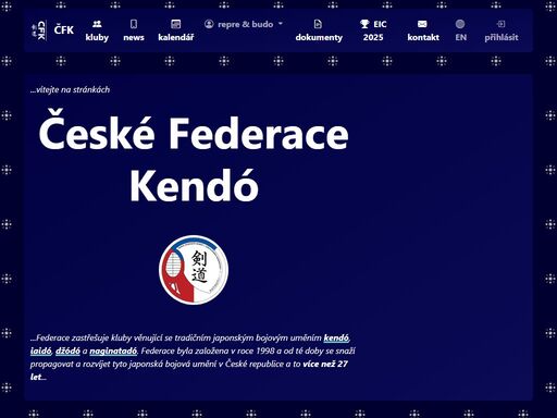 jsme tu pro všechny, koho zajímají tradiční japonská bojová umění kendó, iaidó, džódó a naginatadó.
