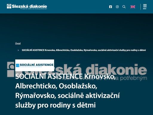sociální asistence krnovsko, albrechticko, osoblažsko, rýmařovsko, sociálně aktivizační služby pro rodiny s dětmi