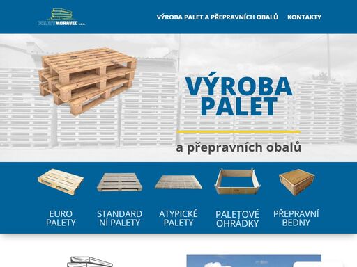 výroba palet a přepravních obalů včetně uajištění dopravy k vám v nejkratším možném termínu.