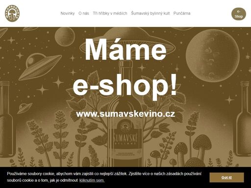 mykoprodukta – vína, vermuty, byliny a jiné plody pro zdraví a radost