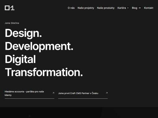 stabilní partner pro digitální transformaci. měníme klientské byznysové cíle do chytrých digitálních řešení a nabízíme služby nejvyšší kvality.
