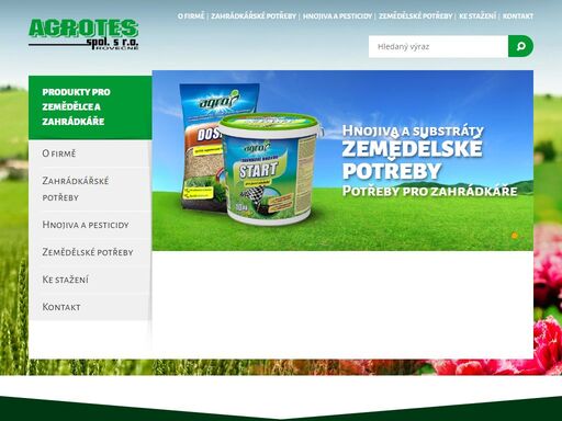 prodej hnojiv, pesticidů, potřeb pro zemědělskou prvovýrobu (silážní plachty, motouzy, síťoviny, strečové folie, pytle a vaky)