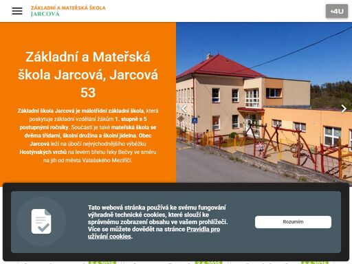 zš a mš jarcová je školou rodinného typu, kde se všichni dobře známe a kde vládne pohoda, důvěra a spolupráce.