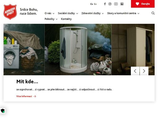 posláním služeb armády spásy je naplňovat sociální, zdravotní a duchovní potřeby lidí, kteří zažívají ohrožení, osamělost, nemoc, zdravotní postižení, sociální vyloučení a jsou jinak potřební. 
