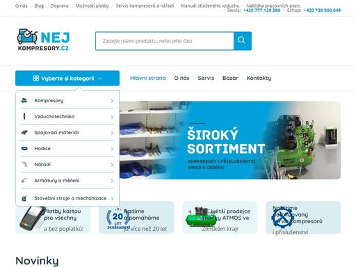 nakupujte pístový i šroubový kompresor, vzduchotechniku online a pohodlně. nabízíme servis, dopravu a poradenství v uherském hradišti, zlínském kraji i celé čr.