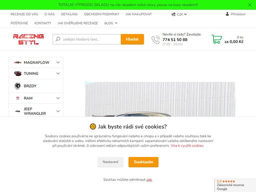 tuning díly, magnaflow, výfuky, rezonátory a katalyzátory
