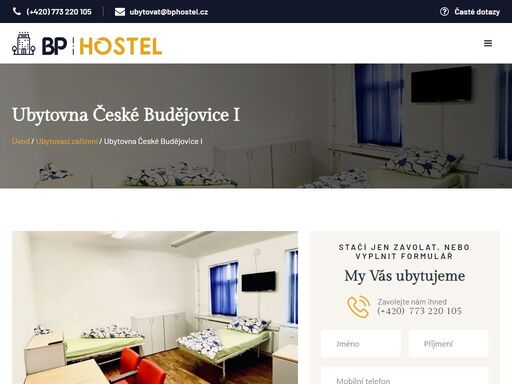 našincům i cizincům nabízíme možnost přespání i dlouhodobého pobytu v nadstandardně vybaveném ubytovacím zařízení hostelového typu nedaleko centra krásných