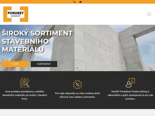 firma porobet group s.r.o. provozuje stavebniny v paskově u frýdku-místku. zaměřují se převážně na prodej pórobetonových tvárnic pro výstavbu rodinných domů.
