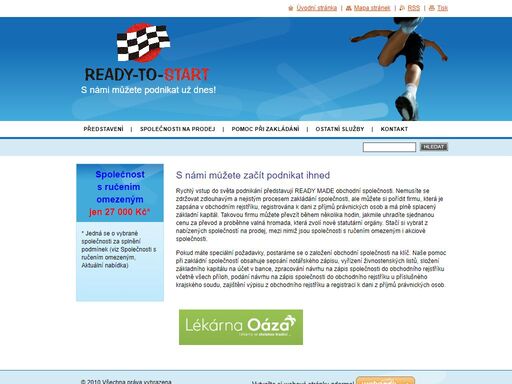 ready made společnost prodej akciová s ručením omezeným základní kapitál splacený
